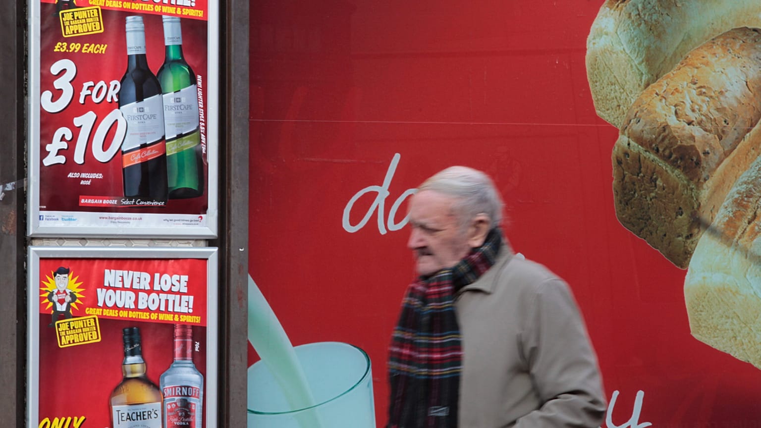 Alcohol prices across Europe.