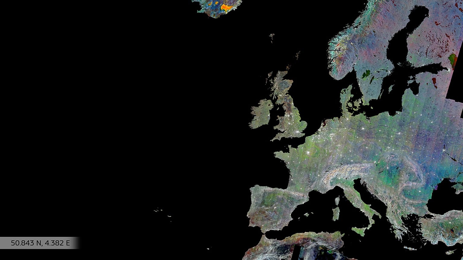 Europe as seen by Copernicus Sentinel-1.