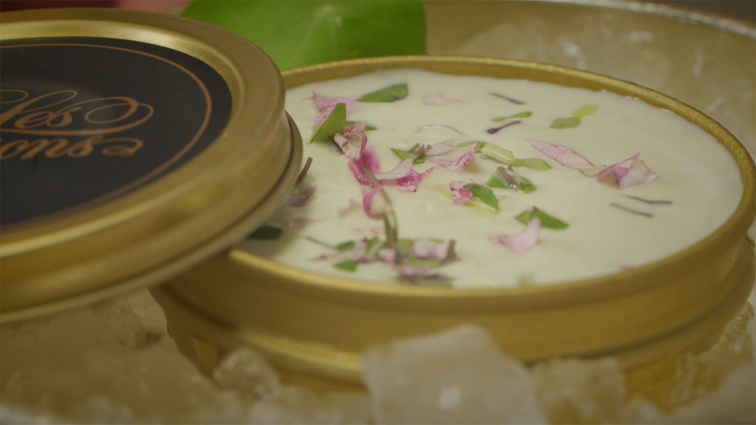 Chef Thierry Voisin’s Yellowtail in whipped cream