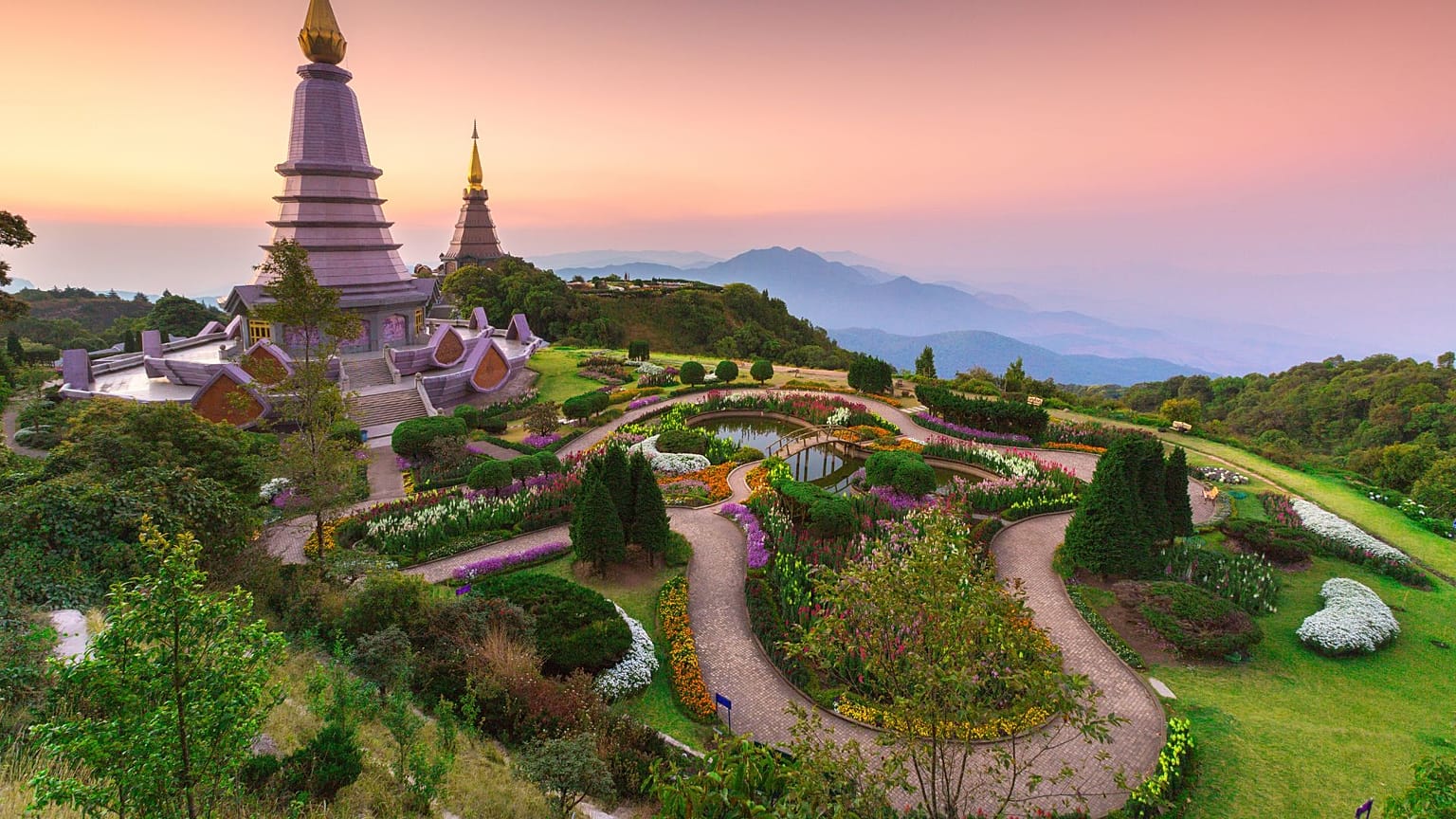 Aerial view of Chiang Mai, Thailand