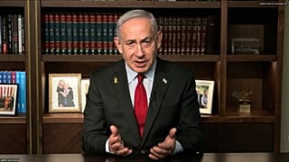 Israeli Prime Minister Benjamin Netanyahu speaks to Euronews' Sasha Vakulina in an exclusive interview, 5 October 2025