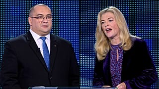 MEPs Cynthia Ní Mhurchú and Cristian Terheș in The Ring