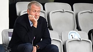 FILE - Chelsea's soccer club owner Roman Abramovich attends the UEFA Women's Champions League final soccer match against FC Barcelona in Gothenburg, Sweden, May 16, 2021. 