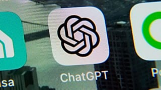 The ChatGPT app seen on a phone's home screen.