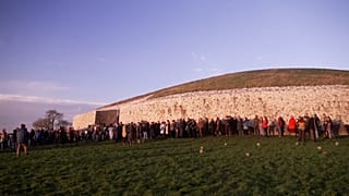 Around 2,000 people have gathered at Newgrange, Ireland, to celebrate the winter solstice, Dec.21, 2025